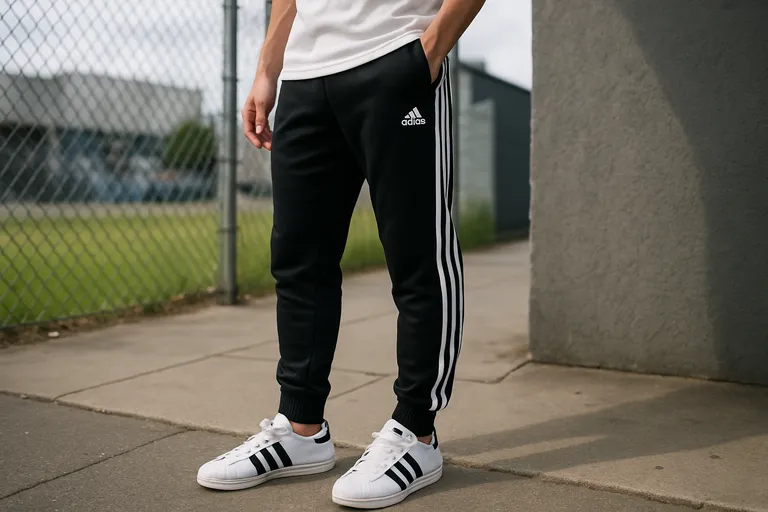 Waarom de Adidas essentials cuffed broek met iconische strepen je nieuwe favoriet voor sport en streetwear is