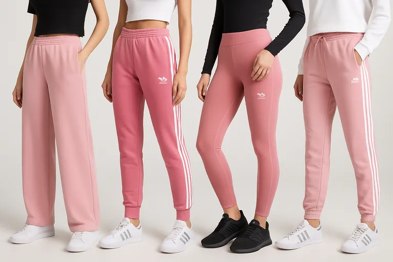 Soorten roze Adidas broeken voor dames