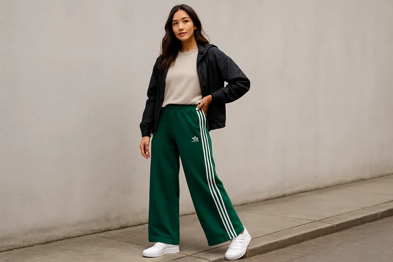 Waarom kiezen voor een Adidas broek dames wijde pijp groen