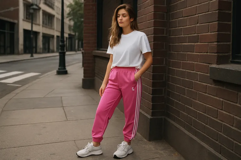 Zo style je de roze Adidas broek van gym tot streetwear
