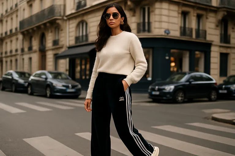 Zo style je de fluwelen Adidas broek voor moeiteloze luxe van lounge tot city chic