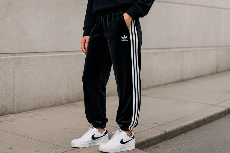 Wat is een Adidas velvet broek (fluwelen Adidas broek)?