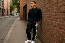 Zo draag je de Adidas firebird broek voor heren: tijdloze streetwear en comfort